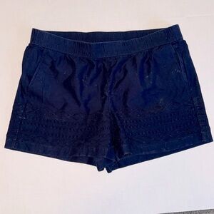 J Crew shorts 100% cotton navy blue